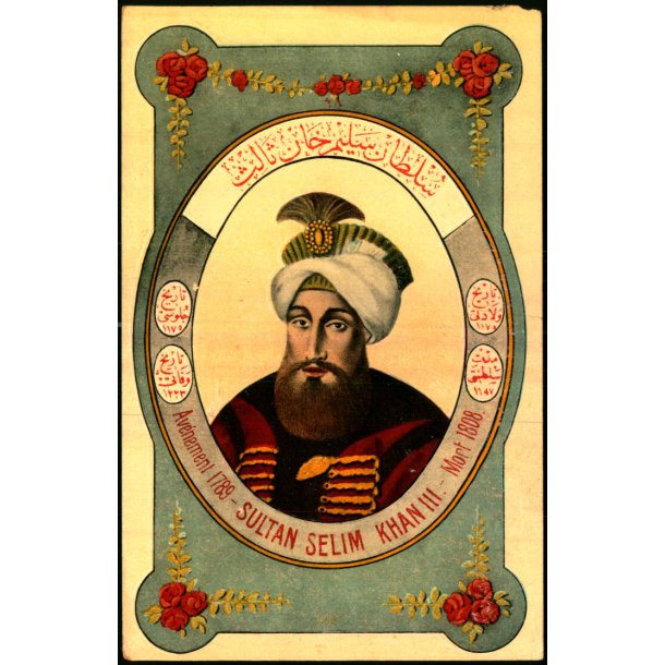 Sultan Selim Kahn III - Mort. 1808 - Tyrkiet - Fruchtermann - Constantinopel 272 - Ubrugt - Rift !