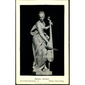 Ny Carlsberg Glyptotek 24  - Barrias : Musiken - Vilhelm Trydes Forlag u/n