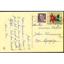 1950 p Postkort
