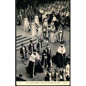Coronation - Dronning Elizabeth  II - Westminster Abbey - Ubrugt