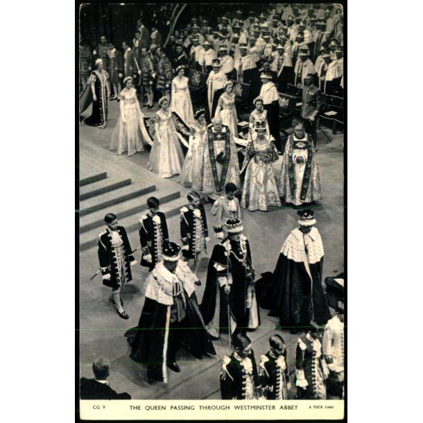 Coronation - Dronning Elizabeth  II - Westminster Abbey - Ubrugt