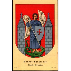 Danske Byvaabner - Slagelse Byvaaben - Fritz Benzen 61 - Ubrugt