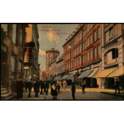 K�benhavn - K�bmangergade med Rundetaarn - K. 675 - Brugt - Har v�ret kl�bet op !