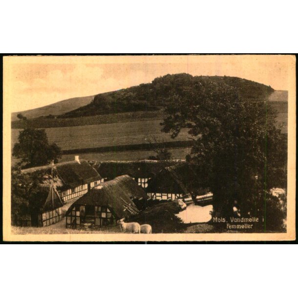 Mols - Vandm�lle i Femm�ller - Ebeltoft Bogh. u/n - Ubrugt