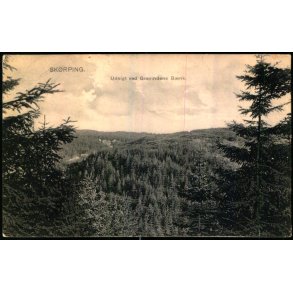 Sk�rping - Udsigt fra Grevindens B�nk - Christensens Bogh. 5087 - Brugt