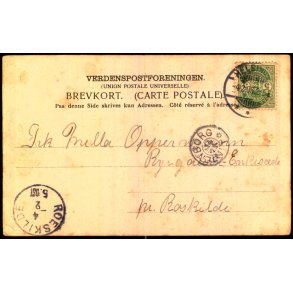 LINDENBORG p Postkort