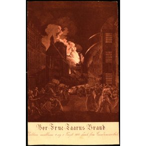 Vor Frue Taarns Brand - Udsnit af billede !!