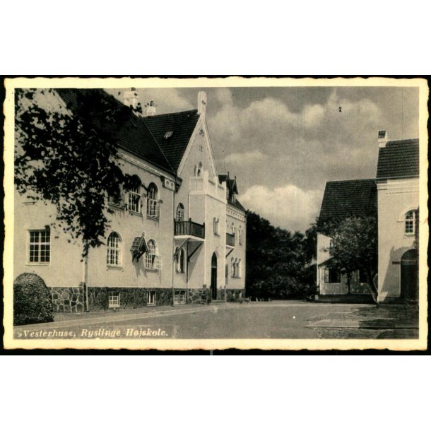 Vesterhus - Ryslinge Hjskole - Bogh. A.V. Lynge 7045 - Brugt