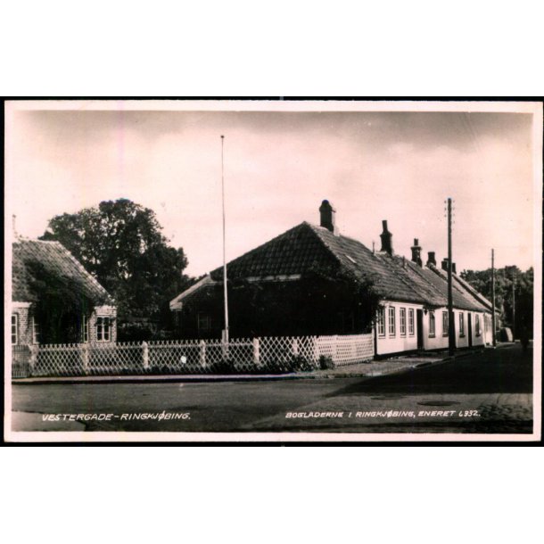 Vestergade - Ringk�bing -  Bogladerne i Ringk�bing 6332 - Brugt