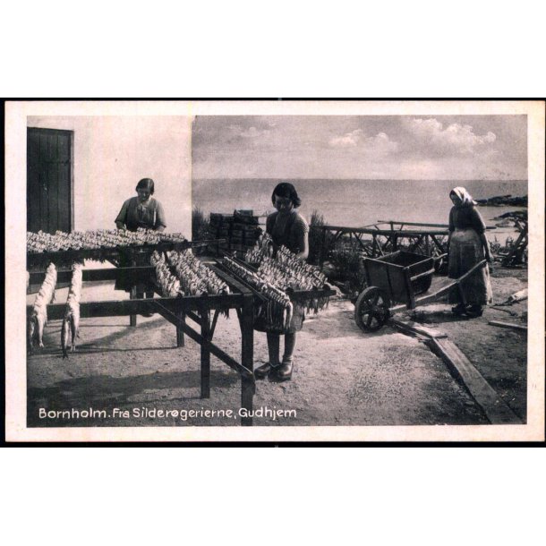 Bornholm - Fra Sildergerierne - Gudhjem - Stender B. 61 - Ubrugt