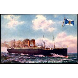 Hamburg Amerika Linie - S/S AMERIKA - Oilette 501 - Ubrugt