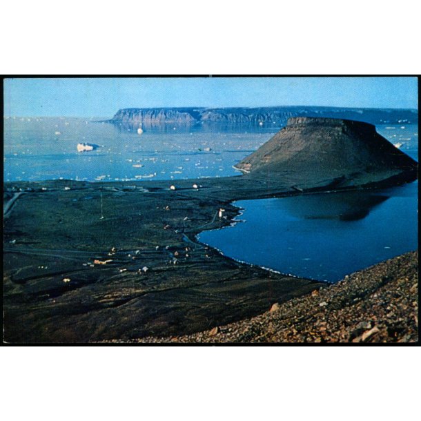 View of Dundas Village and Mt. Dundas - Thule Air Base - Dexter Color 50388 - Brugt