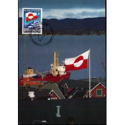 Havneparti i Aasiaat - Grnlands Post 20/89 - Brugt