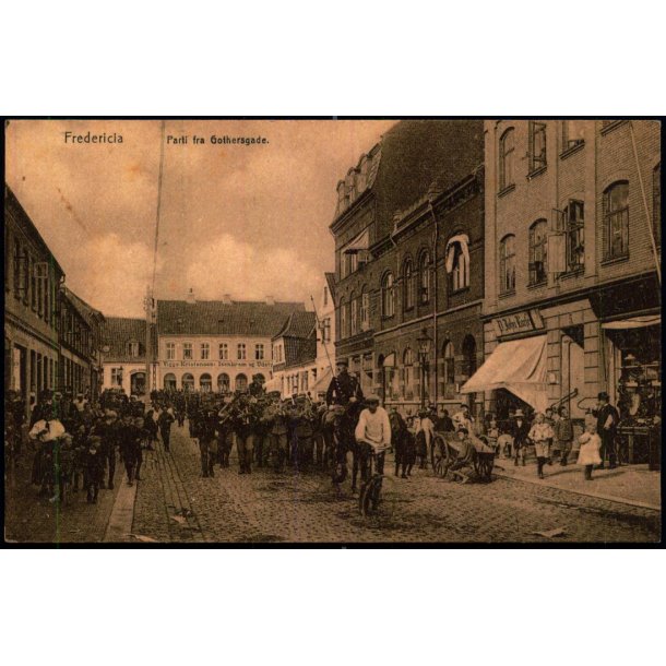 Fredericia - Parti fra Gothersgade - Kull - Hamburg u/n - Ubrugt