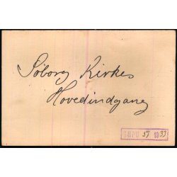 S�borg Kirkes Hovedindgang - Fotokort u/n - Ubrugt