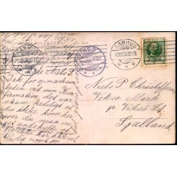 Konfirmationsbillede  - Fotokort  10-11-1908 - u/n - Brugt