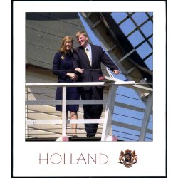 Prins Willem Alexander - Maxima Zorreguieta - Mastrigt 7408 - 13x15 cm. - Ubrugt