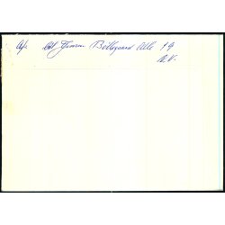 Efterporto - Brev fra Kbenhavn  17 - 8 - 1969 - Efterporto 20 re