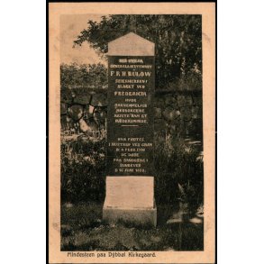 Mindesteen paa Dybb�l Krikegaard - Fr. Biehl u/n - Ubrugt