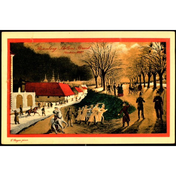 C. Bayer - Rosenborg-Mllens Brand (Vinteren 1850 ) Alex Vincent 292/30