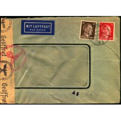 Luftpost - Censurbrev fra Tyskland  11 - 6 - 43 - Til ?