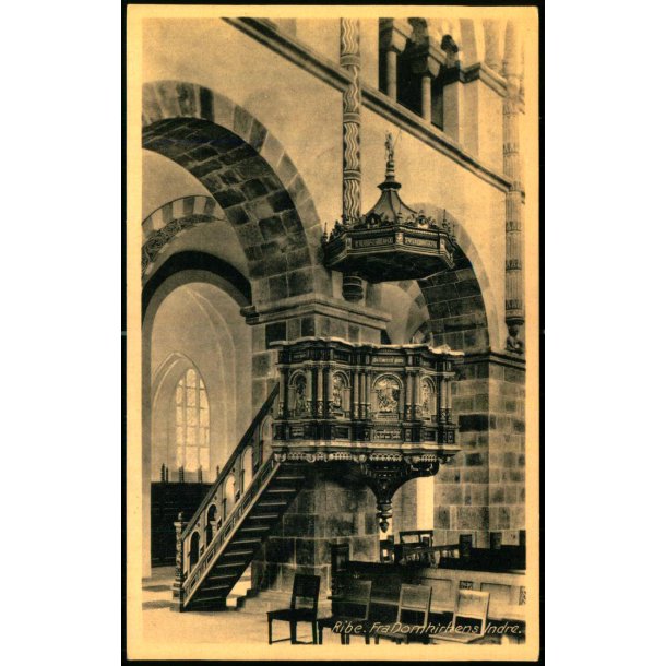 Ribe - Fra Domkirkes Indre - Boghandlerne i Ribe 4807 - Ubrugt