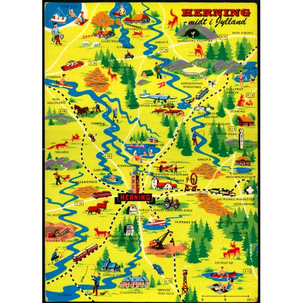 Herning - Hedens Hovedstad - Turistforeningen u/n - Ubrugt