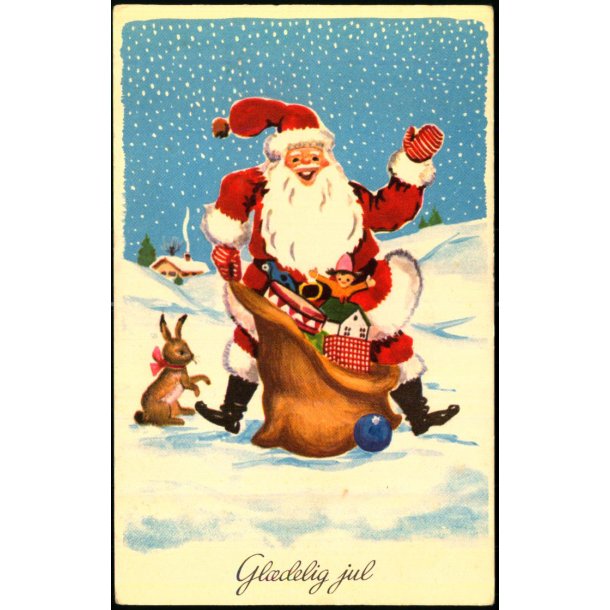 K.V. Larsen - Gldelig Jul - Serie 120 - Ubrugt