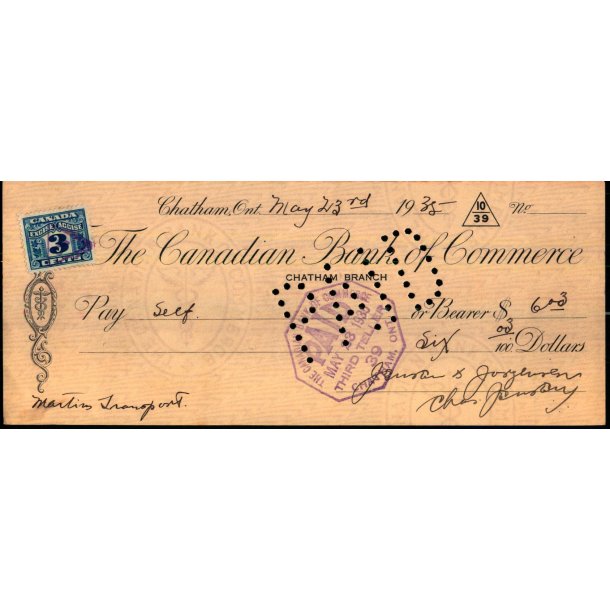 The Canadian Bank of Commerce 1935