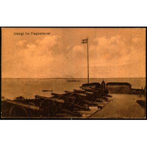 Udsigt fra Flagbatteriet - J. M�ller 635 - Ubrugt