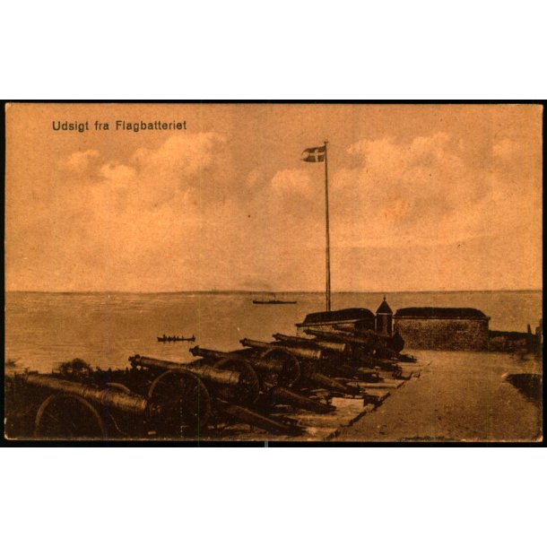 Udsigt fra Flagbatteriet - J. M�ller 635 - Ubrugt