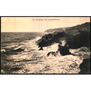 En Stormdag ved Lvehovederne - H.P. Jacobsen 16 - Ubrugt