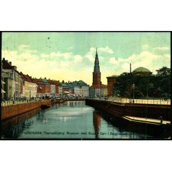 K�benhavn - Thorvaldsens Museum og Nicolai Spir i Baggrunden - Stender 37036 - Brugt