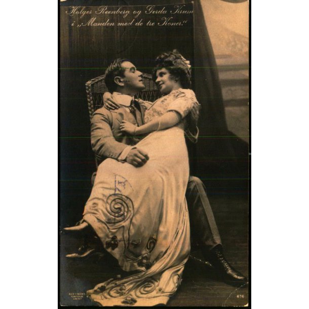 Holger Reenberg og Gerda Krum I Manden med de tre Koner - Alex Vincent 676 - Brugt