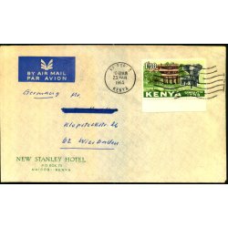 Luftpost Brev fra Kenya til Tyskland - 23 - 3 - 65