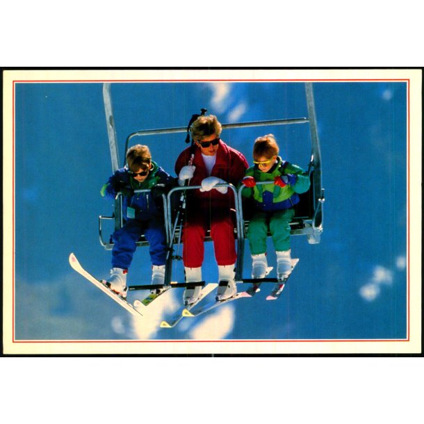 Princess af Wales With her two sons.