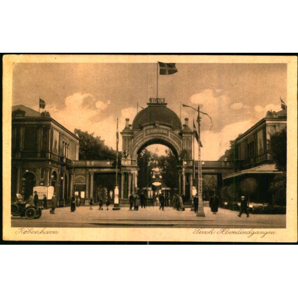 Kbenhavn - Tivoli Hovedindgangen - W. Larsen u/n - Ubrugt