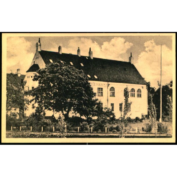 Vesterhus - Ryslinge Hjskole - Bogh. A.V. Lynge 7616 - Brugt