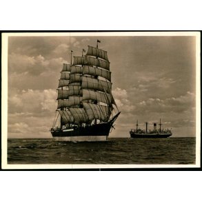 Viermast Bark unter Vollen Segeln - Hans Andreas 581 - Ubrugt