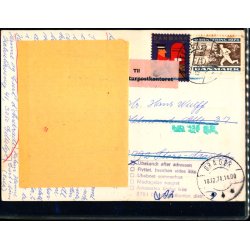 Brevkort - Retur til Afsender 18 - 12 - 74 