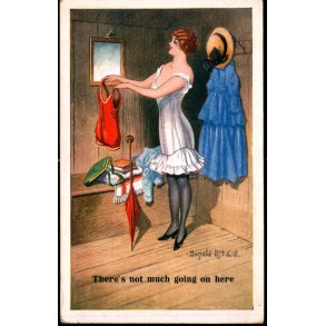 There`s not much going on here - Florence Houes 1861 - Ubrugt