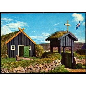 The Turf and stone church at �rb�r - S&oacute;larfilma 9 - Ubrugt