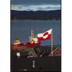Havneparti i Aasiaat - Grnlands Post 20/89 - Brugt