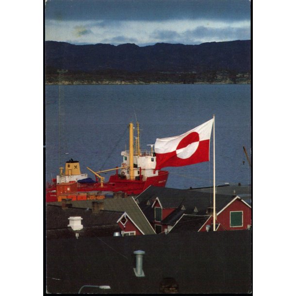 Havneparti i Aasiaat - Grnlands Post 20/89 - Brugt