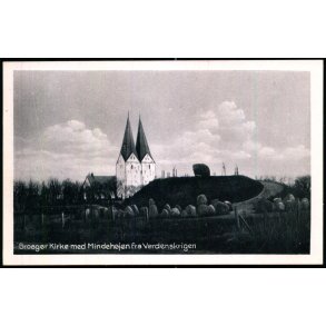 Broager - Kirke med Mindeh�jen fra Verdenskrigen - Stender  S. 64 - Ubrugt