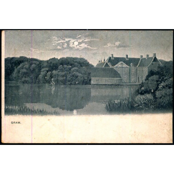 Gram - Kartonpostkort u/n - Ubrugt 1899!