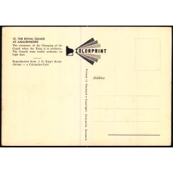 Kbenhavn - Den Kongelige Livgarde  - Colorprint u/n - Ubrugt
