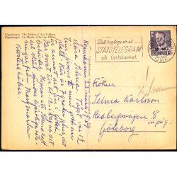 Kbenhavn - Luftfoto af Statens Museum for Kunst - Vekselkiosken 8032 - Brugt