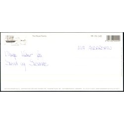 Den Danske Kongefamilie - Svanen PK 04B - 10x21 cm. - Ubrugt