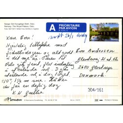 Kong Harald og Dronning Sonja - Kongeslottet Oslo - Normann A 675 - Brugt